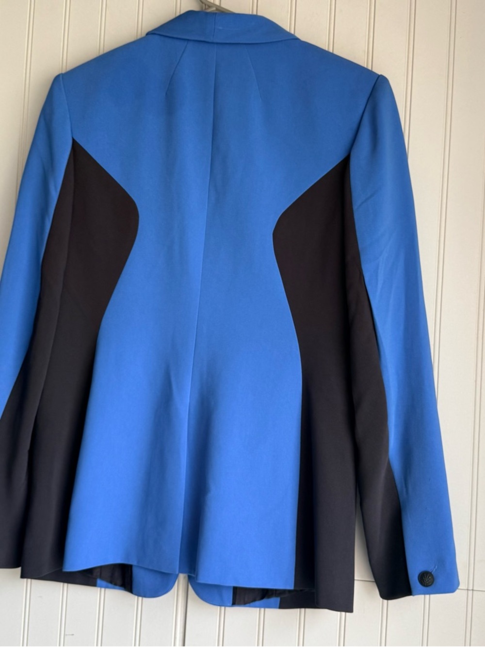 Rag & Bone Size 8 Blue Black Colorblock Jefferson Blazer Jacker - Picture 8 of 8